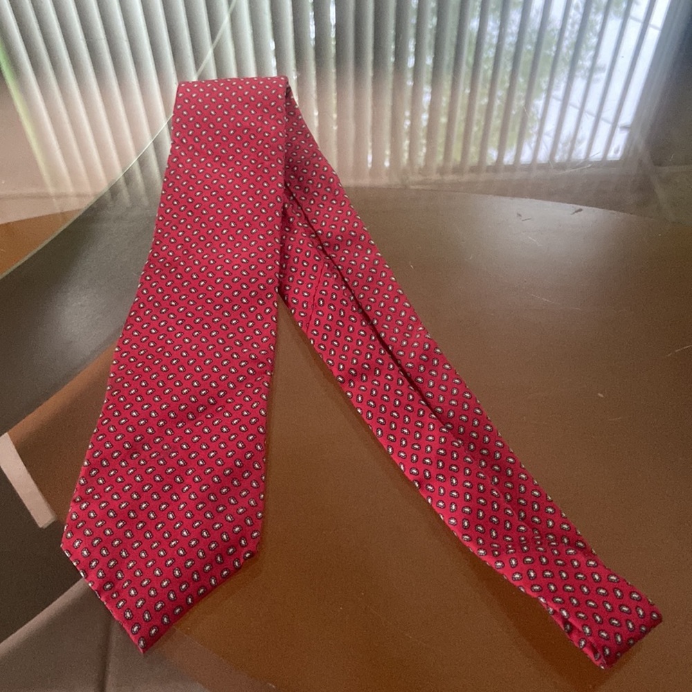 YSL silk necktie